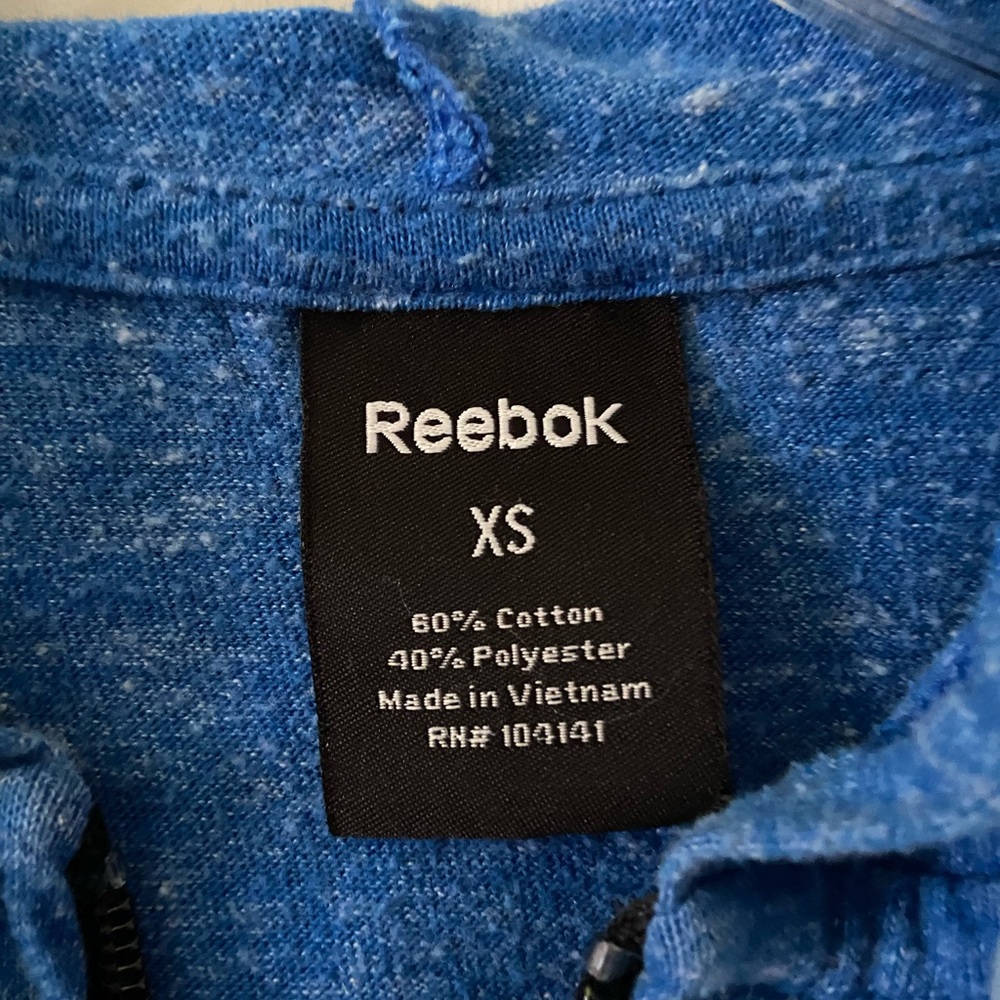 Blue Reebok Zip Up Jacket - Picture 4 of 4
